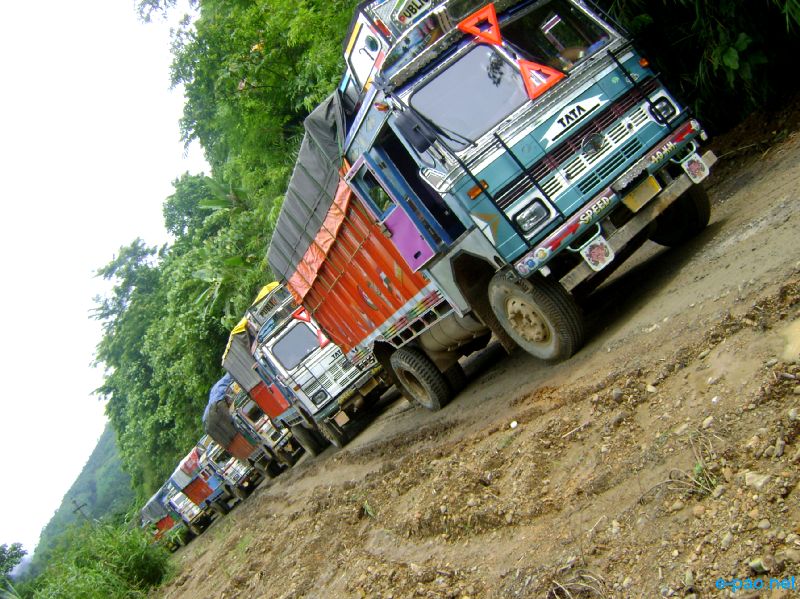 Deplorable condition of NH-53, Imphal-Jiribam Road :: July 2010