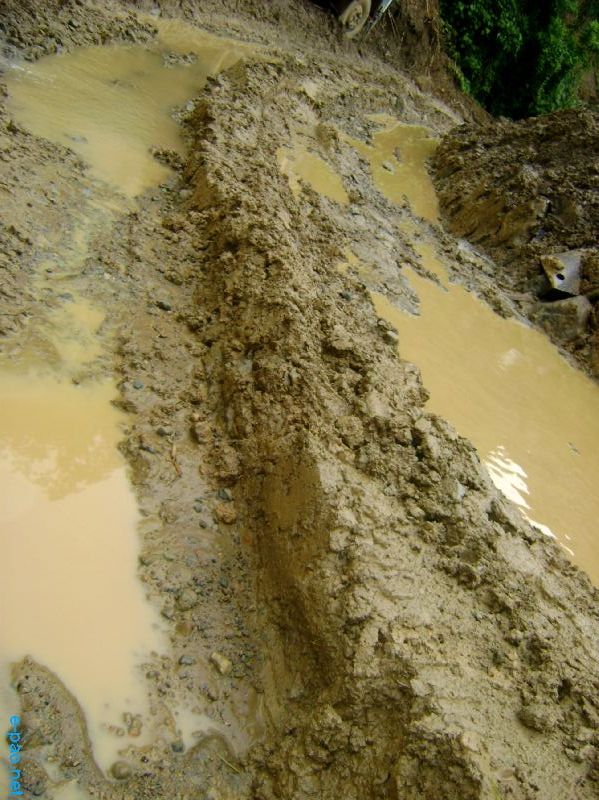 Deplorable condition of NH-53, Imphal-Jiribam Road :: July 2010
