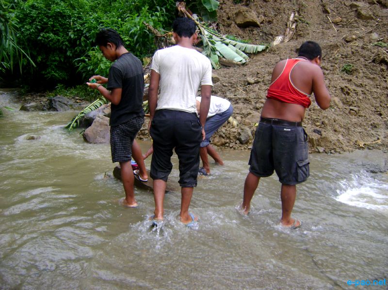 Deplorable condition of NH-53, Imphal-Jiribam Road :: July 2010