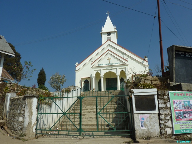  oldest and the first established Church of Manipur, Phungyo Baptist Church, Ukhrul  