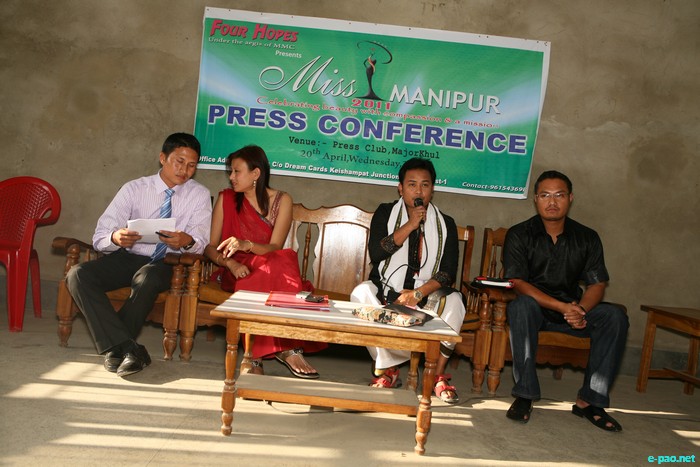 Press conefrence for Miss Manipur Contest 2011 :: April 11 2011