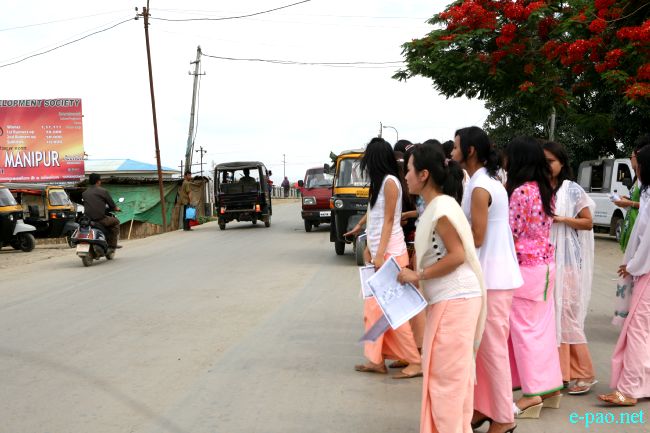 Prep Work for Contestants at Miss Manipur 2011 :: May 13 2011