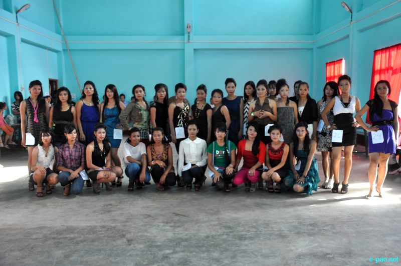 Screening for Miss Pineapple at Keisamthong Kabui khul, Imphal :: 25th August 2012