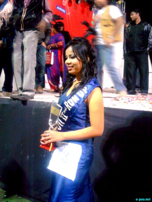 Stella Chongtham winning 2nd runners-up at Miss Rajdhani 2011, New Delhi :: 14 February 2012