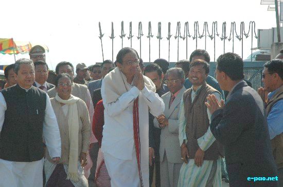 Home Minister P Chidambaram visit Manipur :: 3 Feb 2009