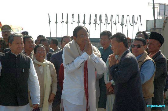 Home Minister P Chidambaram visit Manipur :: 3 Feb 2009