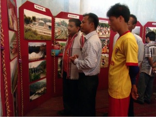 Photo exhibition on Development initiativein northeast underway at Bunglon High school Ccpur