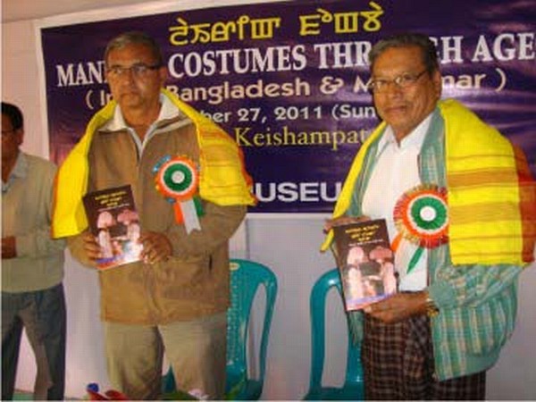 Book entitled, Manipuri Costumes Through Ages being released at Keishampat