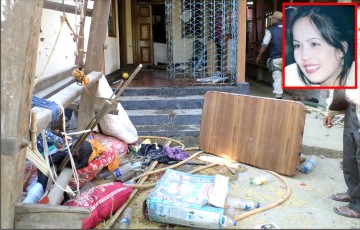 The ransacked items on November 26 and inset Dhanamanjuri