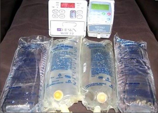 The stock of these IV fluids is now nil