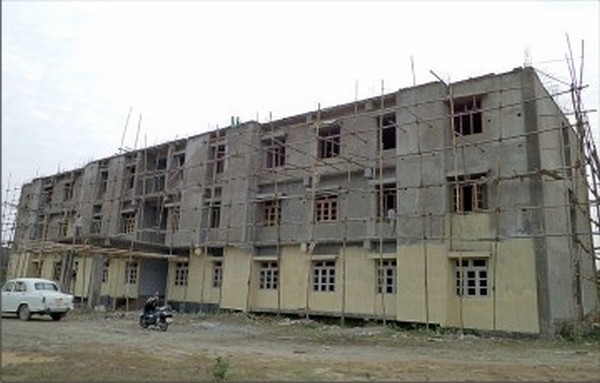 The ADC office at Jiribam under construction