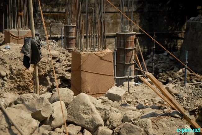 Development Work and Road Jam in Imphal City :: 05 March 2011