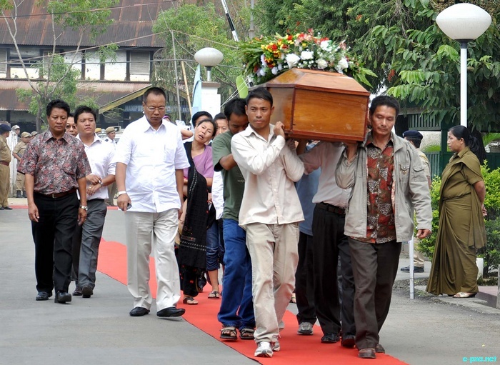 Tribute to (Late) MLA of Phungyar Assembly Constituency Wungnaoshang Keishing :: 09 October 2011
