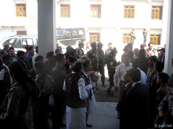 Home Minister P Chidambaram at Senapati :: 02 November 2011