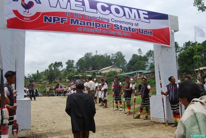 Neiphiu Rio launched Naga Peoples' Front (NPF) in Manipur :: 28 May 2011