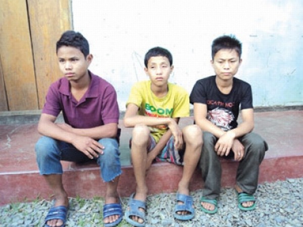 Released three boys before the media