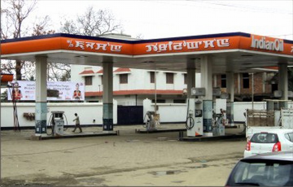 With tanker operators on strike a fuel outlet remains closed 