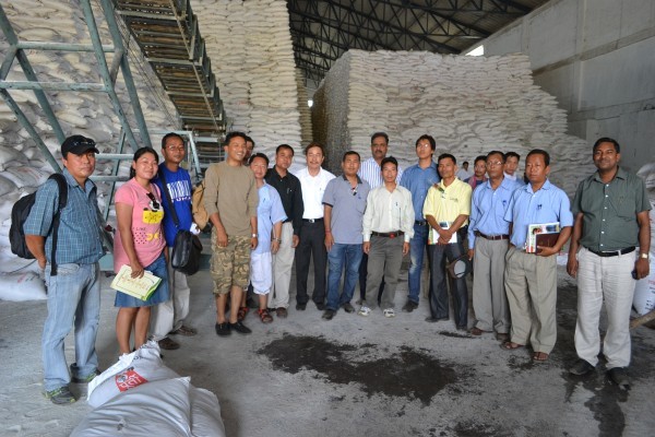 NE media team at Purti power and sugarcane factory Nagpur