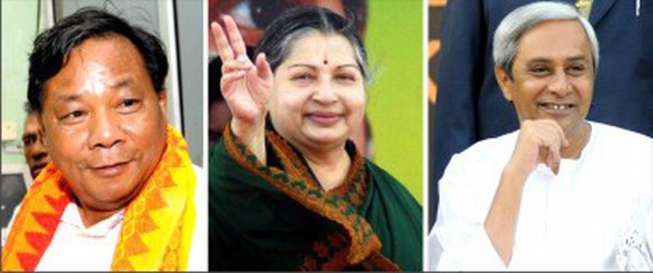Comrades in arms : PA Sangma, Jayalalithaa and Naveen Patnaik