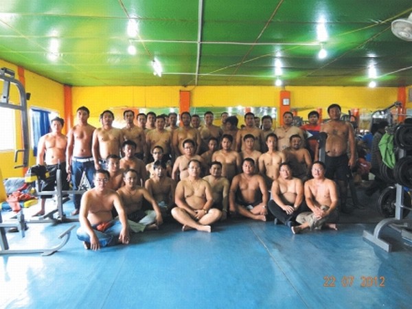 Men participants of the AFC 2nd Transformation Challenge 2012 during the preliminary round