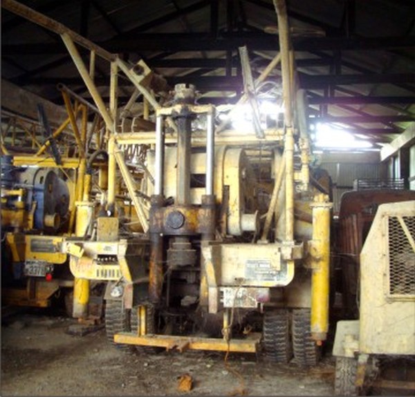 A machine gathering dust at the MI godown