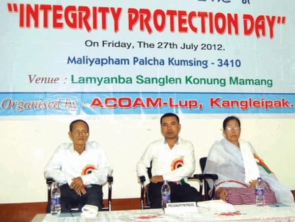 Dignitaries attending Integrity Protection Day function