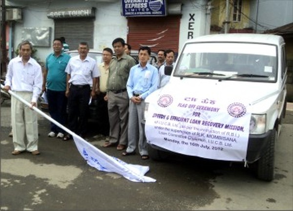 The loan recovery drive being flagged off