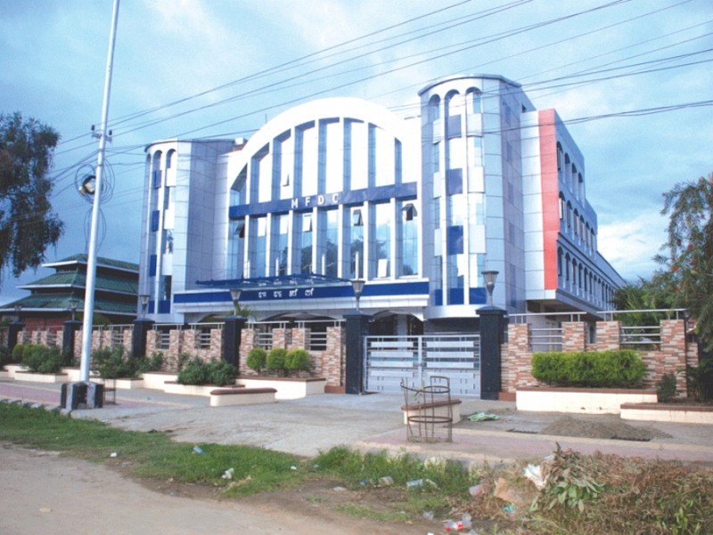 The newly developed complex of MFDC located at Palace Compound under Imphal East