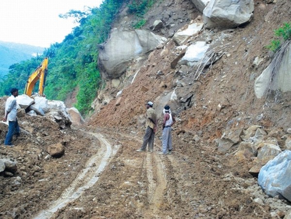 The present condition of Imphal-Jiri Road 