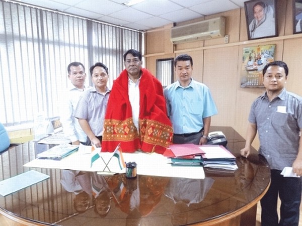 COPTAM leaders along with Chairman of National Commission for Schedule Tribe (NCST) Dr Rameshwar Araon at the latter's office chamber at New Delhi