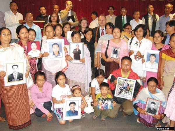 (File) Families of the victims during a meeting with UN Special Rapporteur Prof Christof Heyns at Guwahati