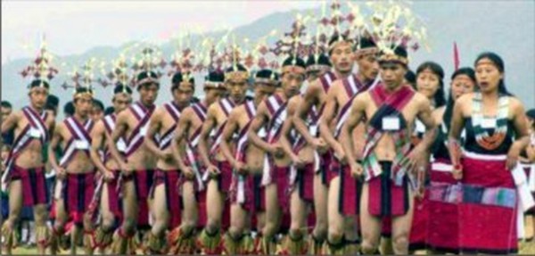 A Naga traditional dance