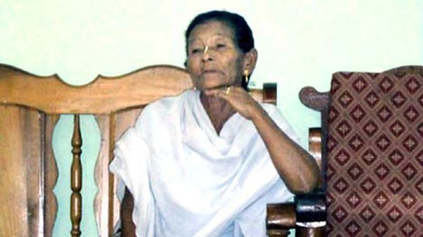 Maibam Nganbi Devi, a victim of land eviction of Lamphel Yaiphakol Leikai