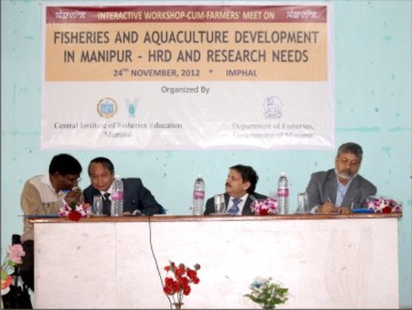 Delegates of the interactive workshop fish farmers meet
