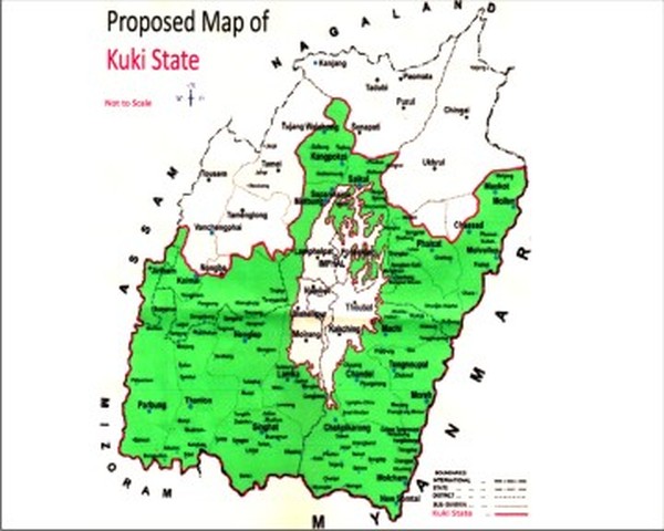 Proposed Map of Kuki State
