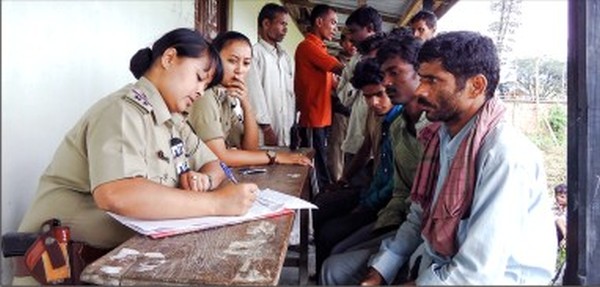 File pic of a verification process underway