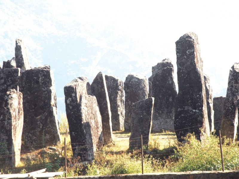 Megalith structures of Willong in Mao-Maram