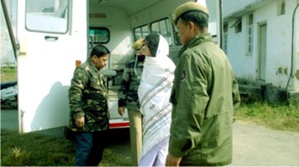 Sharmila after appearing before the Court
