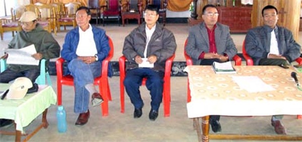 UNC leaders during the consultative meeting at Ramrei village