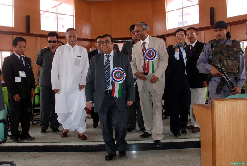 Inauguration of funtioning of the new High Court Complex at Chingmeirong Imphal :: April 07 2012