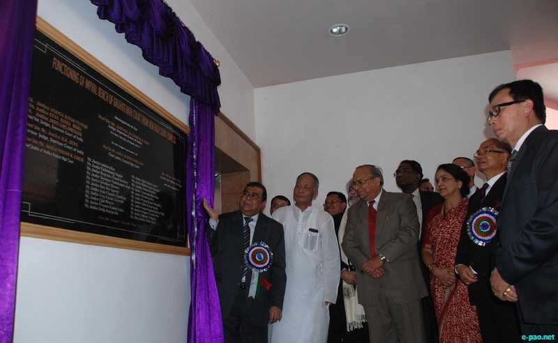 Inauguration of funtioning of the new High Court Complex at Chingmeirong Imphal :: April 07 2012
