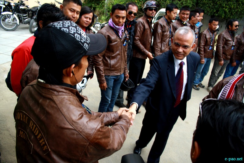 Manipur Sangai Festival 2012 Awareness Campaign Programme by Royal Riders at Imphal Hotel :: 03 November 2012