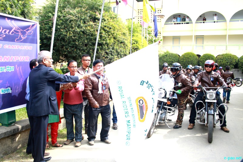 Manipur Sangai Festival 2012 Awareness Campaign Programme by Royal Riders at Imphal Hotel :: 03 November 2012