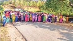 Roads blocked in protest against deployment of CPF in Thoubal; sit-ins continue