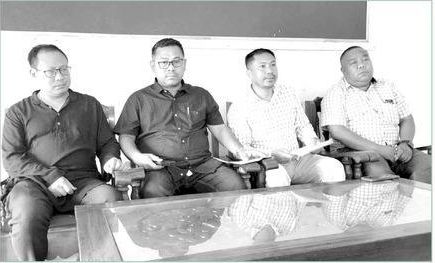  NEPO addressing media persons at Manipur Press Club on May 28 2023