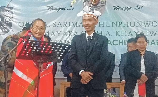 Coronation ceremony of new acting Headman of Hunphun held