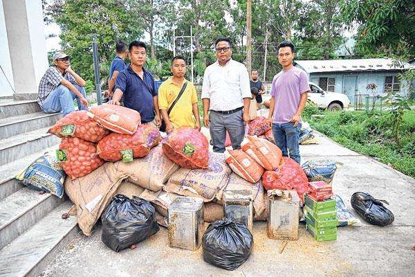 Relief materials distributed, OMSS rice sold at three points