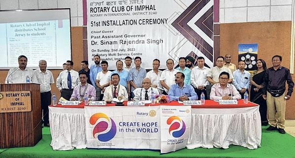 51st installation ceremony of Rotary Club of Imphal held