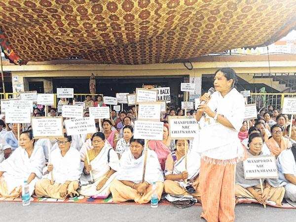 Sit-in denounces 'forked tongue' approach of double engine Government