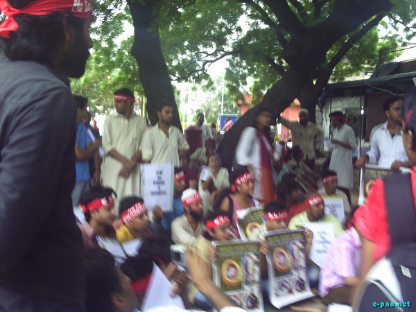 Protest against Encounter Killings at Delhi :: 14th Aug, 2009